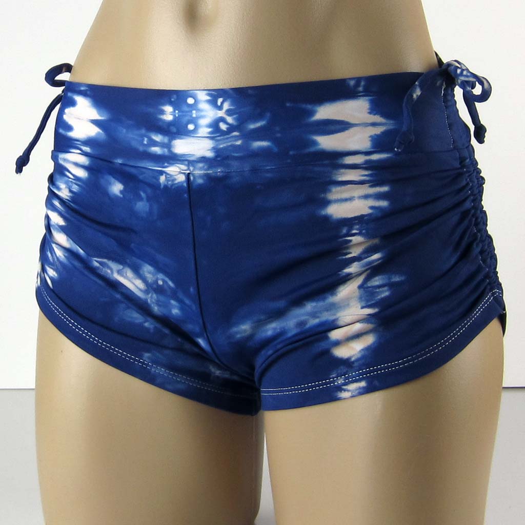String Shorts Tie Dye Navy