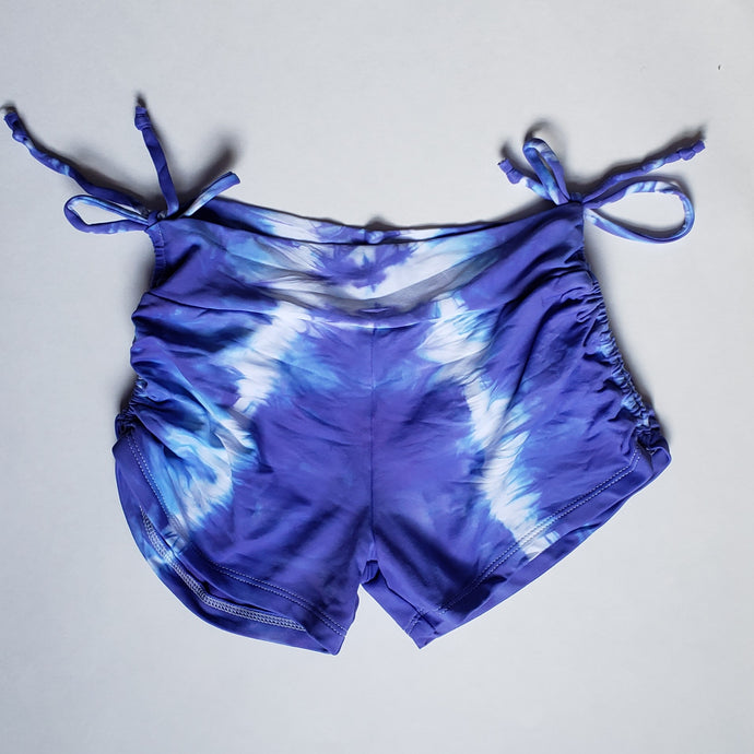Tie Dye Violet String Shorts
