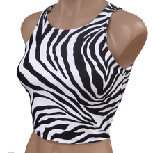 Everywear Activewear Crop Zebra Black and White for hot yoga and hot Pilates