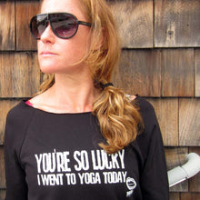 T Shirt I Went to Yoga Today - BLACK ONLY
